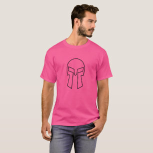 Camiseta Capacete espartano - o t-shirt escuro básico dos