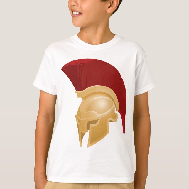 Camiseta Capacete espartano ou Trojan (Frente)