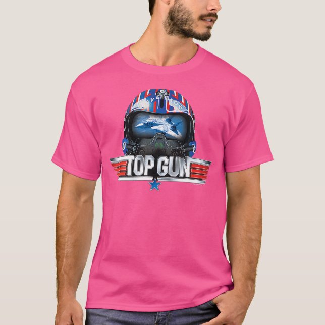 Camiseta Capacete Maverick de Arma Superior (Frente)