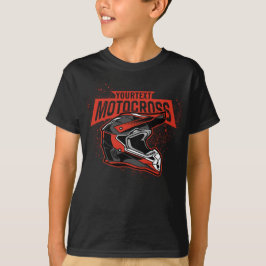 Camiseta Capacete personalizado de motocross-Racing em bici