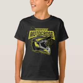 Camiseta Capacete personalizado de motocross-Racing em bici