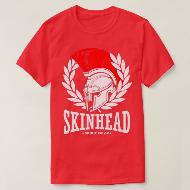 Camiseta Capacete Skinhead (Frente do Design)