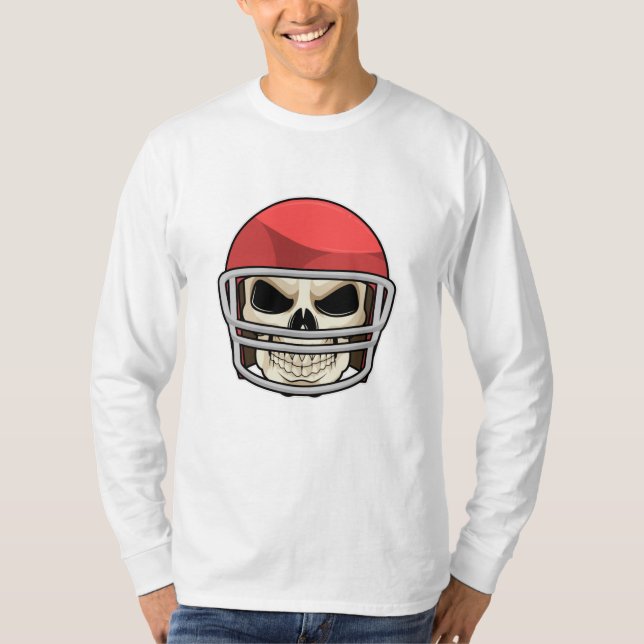 Camiseta Capacete Skull Futebol (Frente)