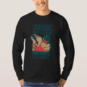 Camiseta Capacete Soldador Dizendo Soldador Derreteu Minha