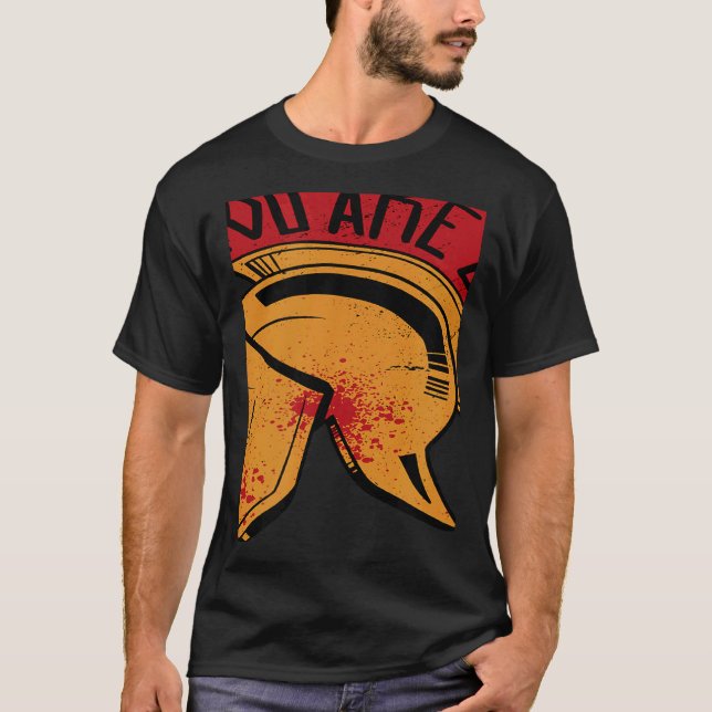 Camiseta Capacete Sparta Você É Um Motivati Malhação Impará (Frente)