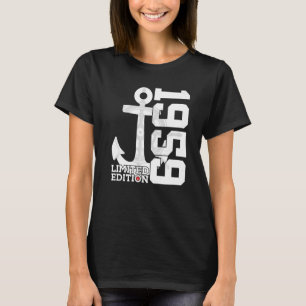 Camiseta Capacidade de 63 anos 1959 Sailor 63º aniversário