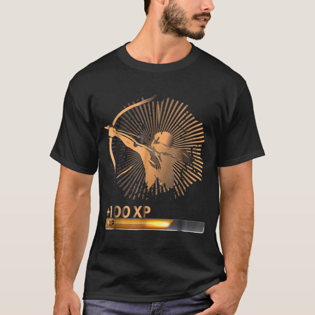 Camiseta Capacidade De Arquivamento Mais Gráfico 100 Xp Gam (Frente)