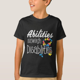 Camiseta Capacidades Superam Deficiências Autismo Presente