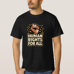 Camiseta Capacitação e Inspiração de Gráficos de Direitos H
