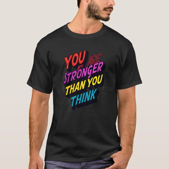 Camiseta Capacitar a arte da tipografia das aspas (Frente)