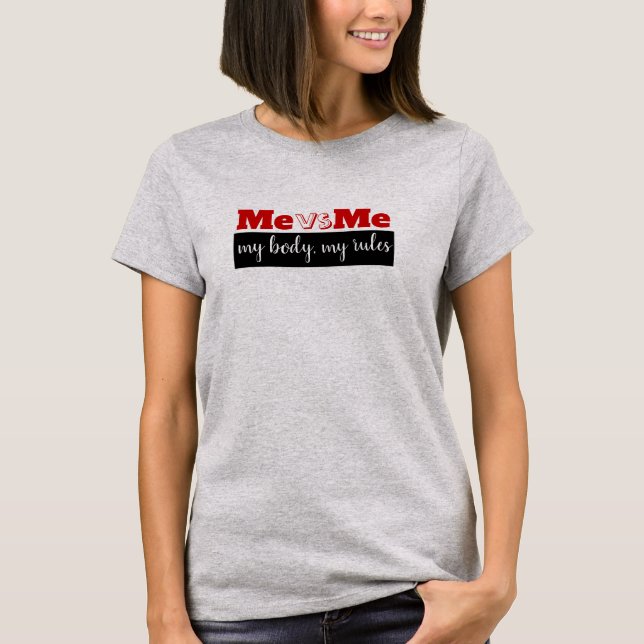 Camiseta Capacitar 'Meu corpo, minhas regras' (Frente)