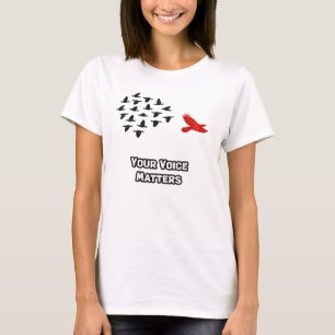Camiseta Capacite Sua Voz: Sua Mensagem Tem Poder