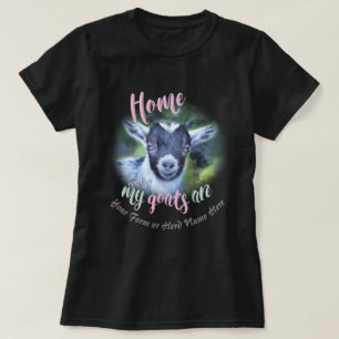 Camiseta CAPAS Casa De Cabra De Pigmeus É Onde Minhas Cab