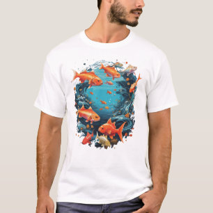 Camiseta Capas de pesca - Presente de pesca para homens e m