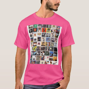 Camiseta Capas de Vinil dos Anos 80 Arte de Capa de Álbum d