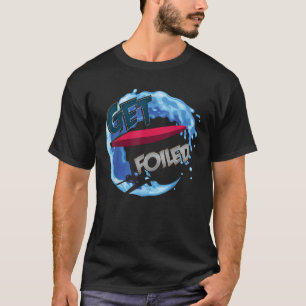 Camiseta Capas para surfar em hidrocarbonetos com folhas en