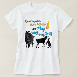 Camiseta CAPAS | Quer beber e brincar com cabras