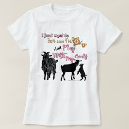 Camiseta CAPAS | Quer comer chá e brincar com cabras