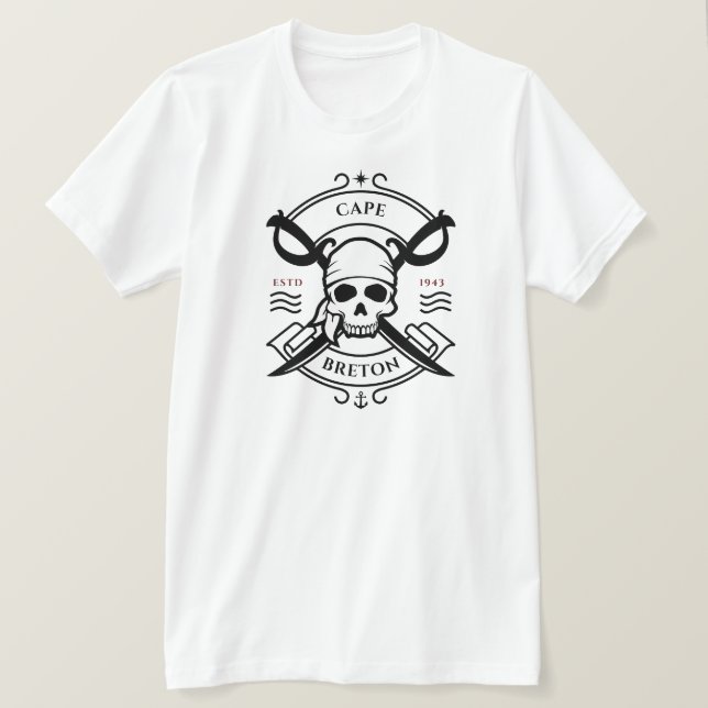 Camiseta Cape Breton Pirate (Frente do Design)