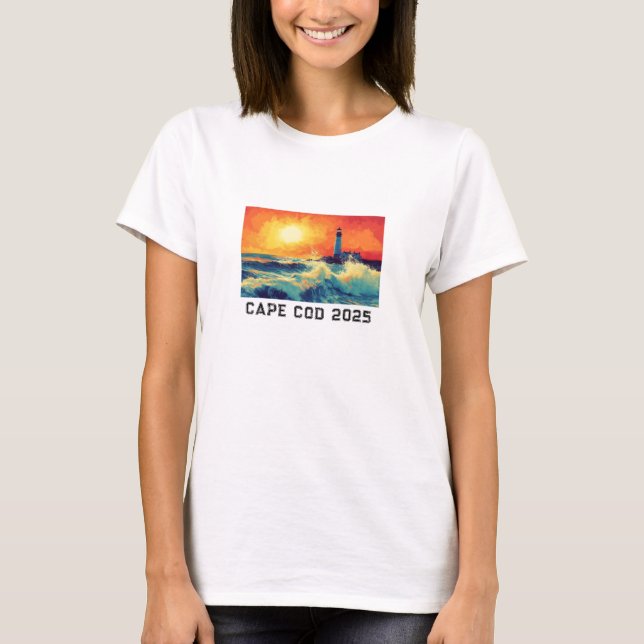 Camiseta CAPE COD LUGHTHOUSE - Tee personalizado 2025 para  (Frente)