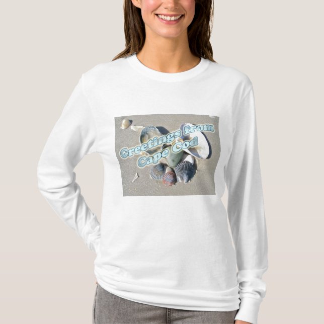 Camiseta Cape Cod Massachusetts - Shell & Surf (Frente)