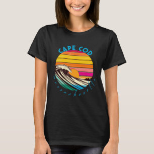 Camiseta Cape Cod Retro Estilo Anos 80 Praia de Massachuset