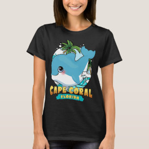 Camiseta CAPE CORAL FLORIDA Cute Baby Dolphin Beach Souveni