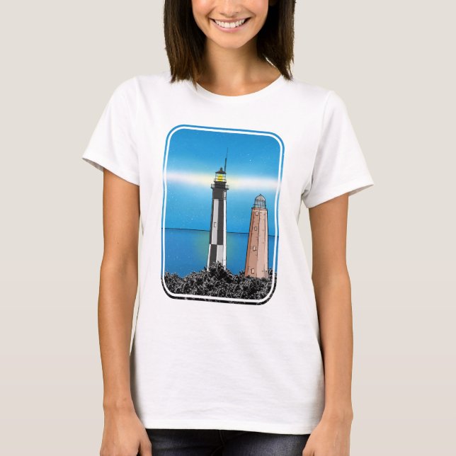 Camiseta Cape Henry Lighthouse Virginia Chesapeake Bay (Frente)