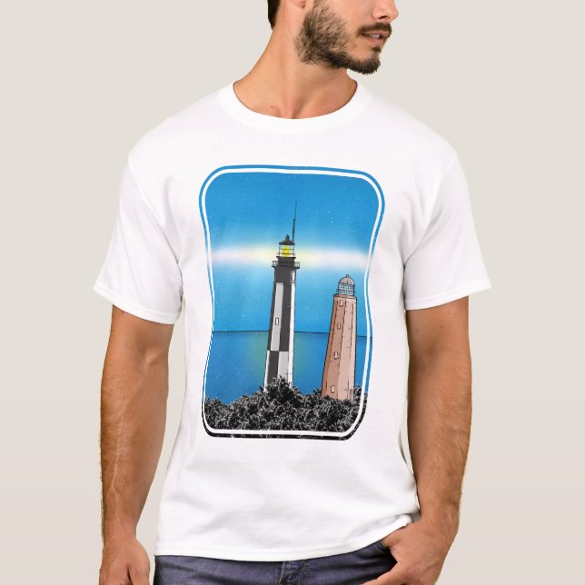 Camiseta Cape Henry Lighthouse Virginia Chesapeake Bay (Frente)