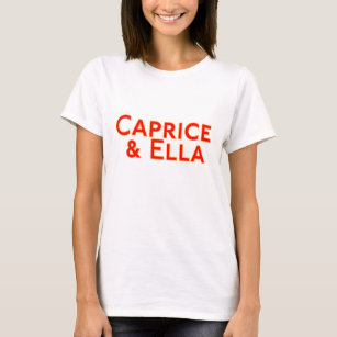 Camiseta Capice e Ella Short Sleeve Tee, de uso feminino