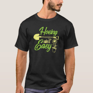 Camiseta Capinar Não É Fácil Entusiasta da Jardinagem Jardi
