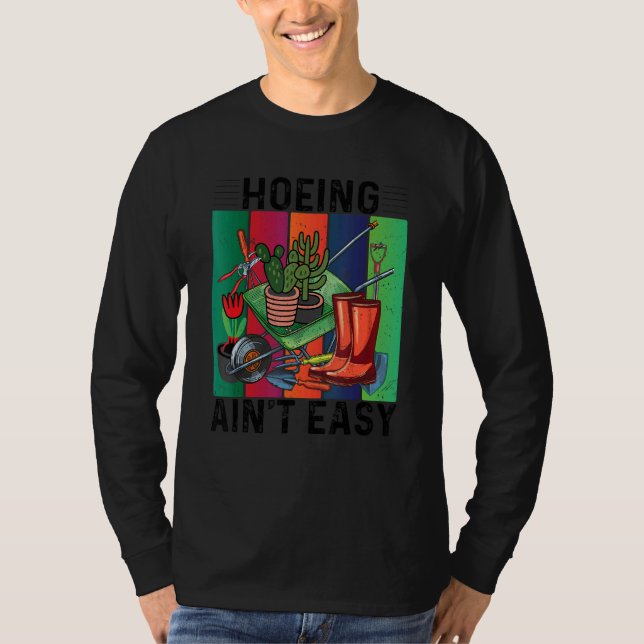 Camiseta Capinar Não É Fácil Jardinagem (Frente)