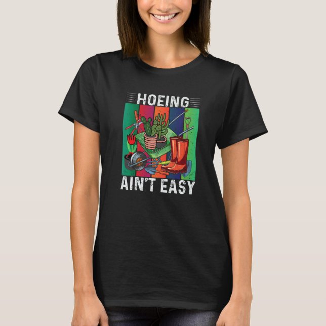 Camiseta Capinar Não É Fácil Jardinagem (Frente)
