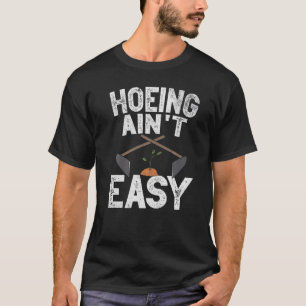 Camiseta Capinar Não É Fácil Jardinagem Jardineiro Retro