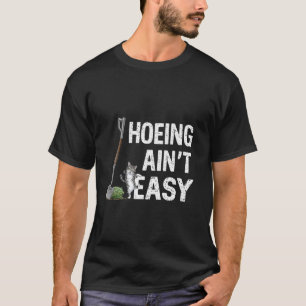 Camiseta Capinar Não é Fácil Planta Engraçada Amante de Jar
