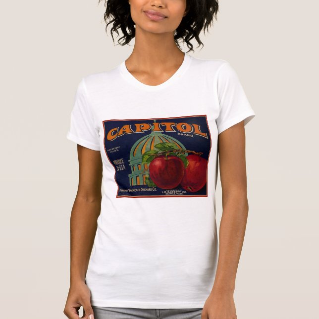 Camiseta Capital Apple Label Sacramento (Frente)