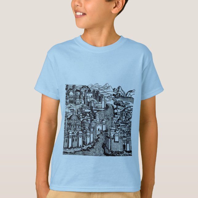 Camiseta Capital de Constantinopla do Império Romano (Frente)