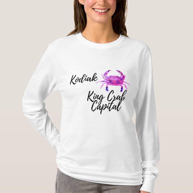 Camiseta Capital do Caranguejo de Kodiak  (Frente)