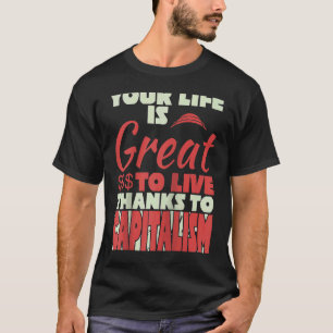 Camiseta Capitalismo Empreendedor Capitalista Economia Banc