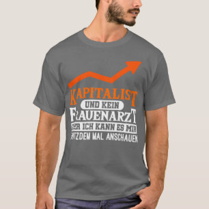 Camiseta Capitalista No Gynecologist - Mercado de ações Inv
