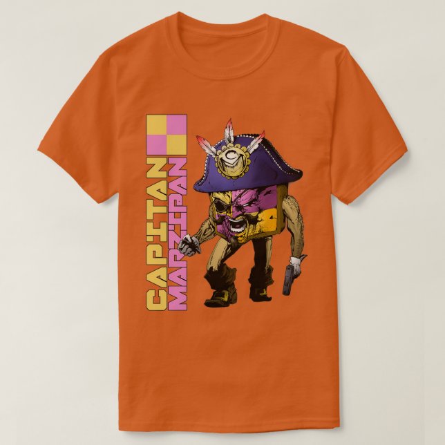 Camiseta Capitan Marzipan quotLogoquot (Frente do Design)
