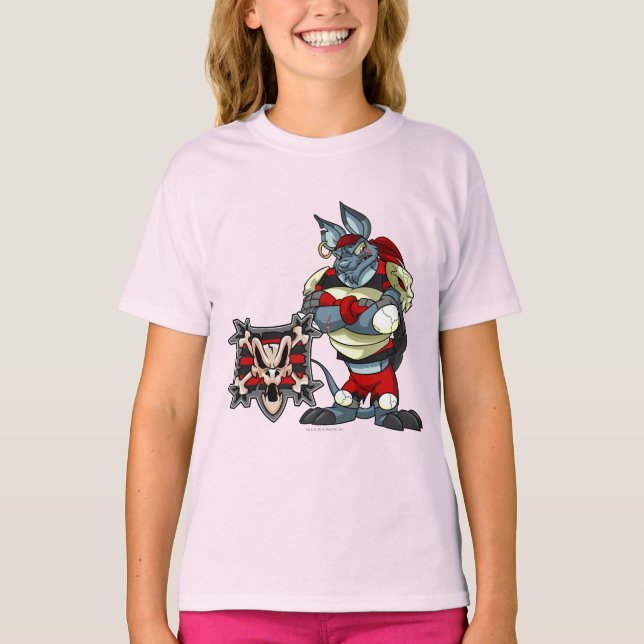 Camiseta Capitão 1 da Equipe da Ilha Krawk (Frente)