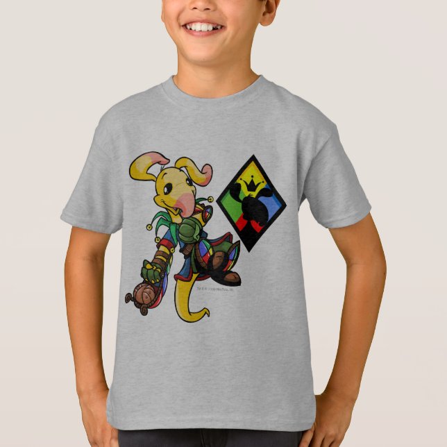 Camiseta Capitão 1 da Equipe da Ilha Roo (Frente)