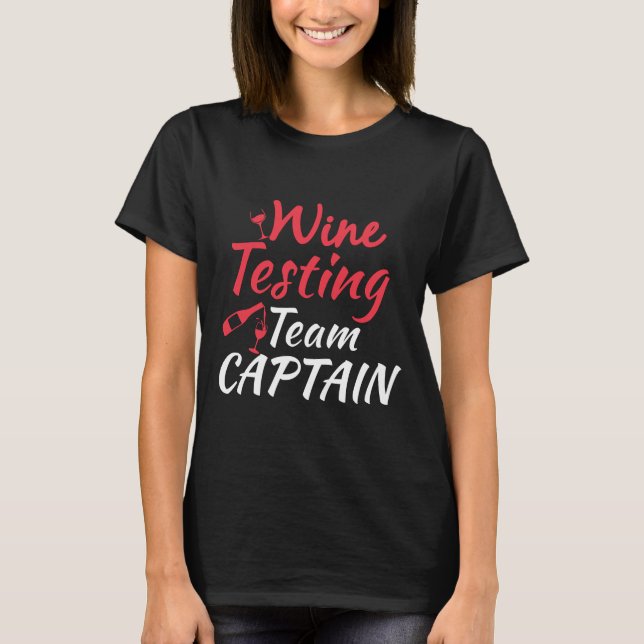 Camiseta Capitão 63 da Equipe de Testes do Vinho (Frente)