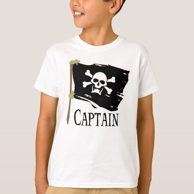 Camiseta Capitão alegre de Roger (Frente)