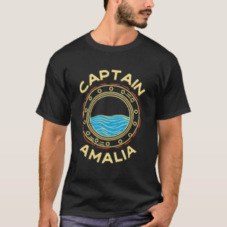 Camiseta Capitão Amalia Nome Próprio Apelido Personalizado
