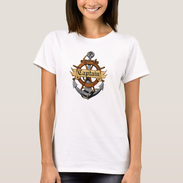 Camiseta Capitão Âncora e roda (Frente)