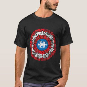 Camiseta Capitão Autismo Asperger Conscientização Super-her