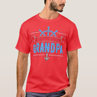 Camiseta Capitão Avô Sail Boat Lover Skipper Avô