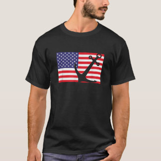 Camiseta Capitão Barco 4° do Anjo de Navegação dos EUA